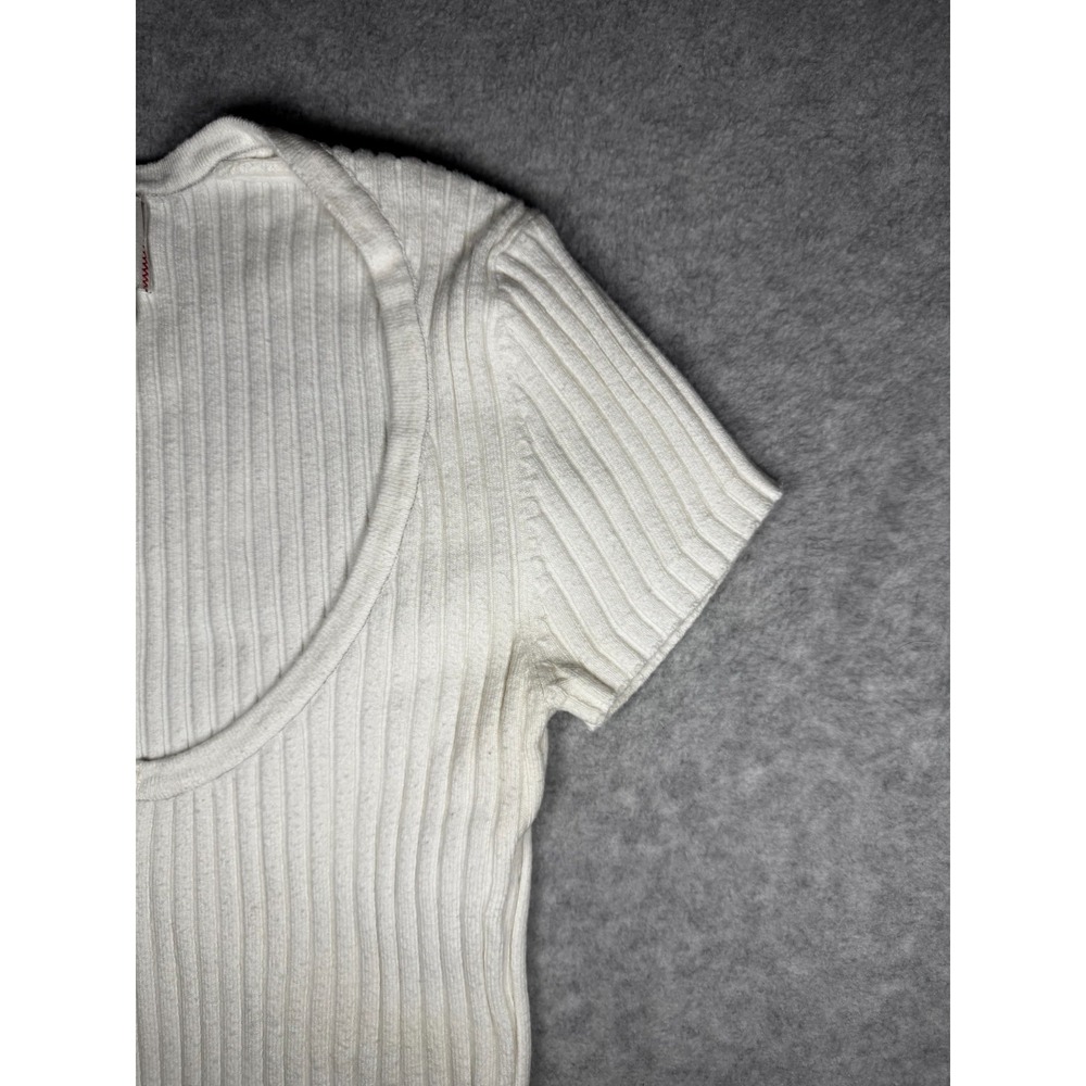 BDG White Babytee XS Urban Outfitters Crop Top - Picture 5 of 7